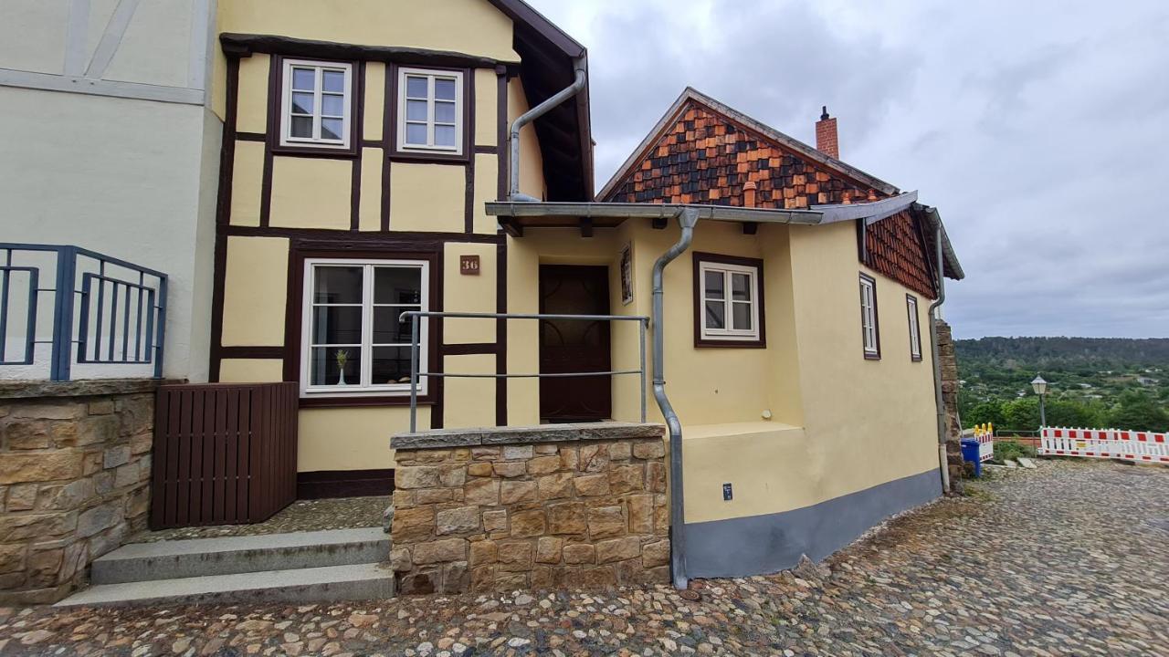 Ferienhaus Tor Zum Muenzenberg Quedlinburg Exterior foto